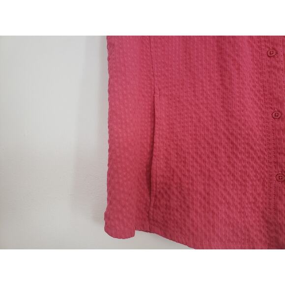 (O5) Nike ACG Women's Vest Size XL Sleeveless Textured Seersucker Hiking Vented - Picture 4 of 7